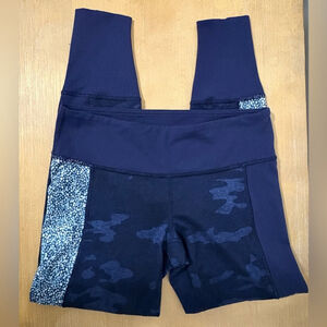 Lululemon | Rare Wunder Under Sashiko Camo Patch | Sz 8 | Inkwell | EUC